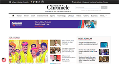 Desktop Screenshot of deccanchronicle.com