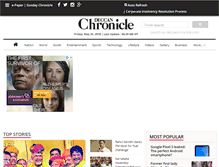 Tablet Screenshot of deccanchronicle.com